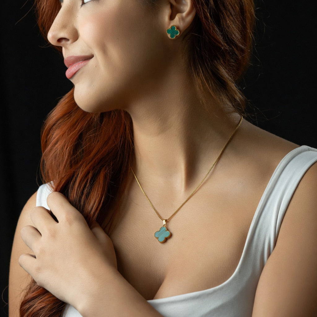 Combo Elegance Verde Trébol Mujer