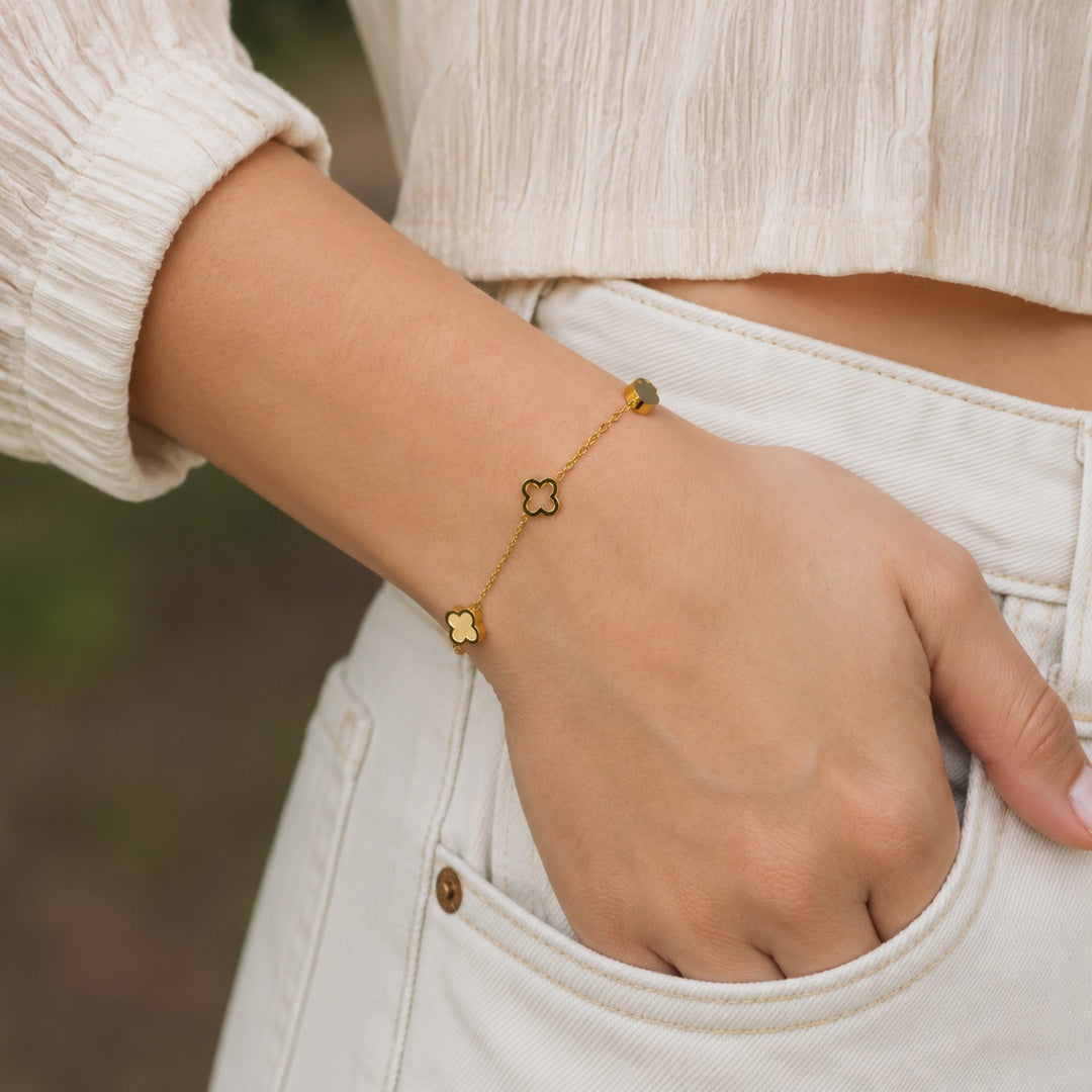 Pulsera Elegance Mini Trébol Mujer