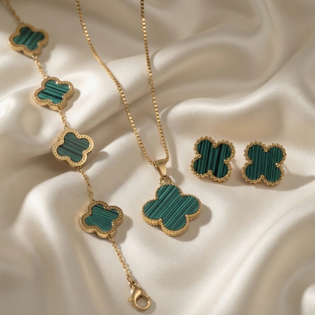 Combo Elegance Verde Trébol Mujer
