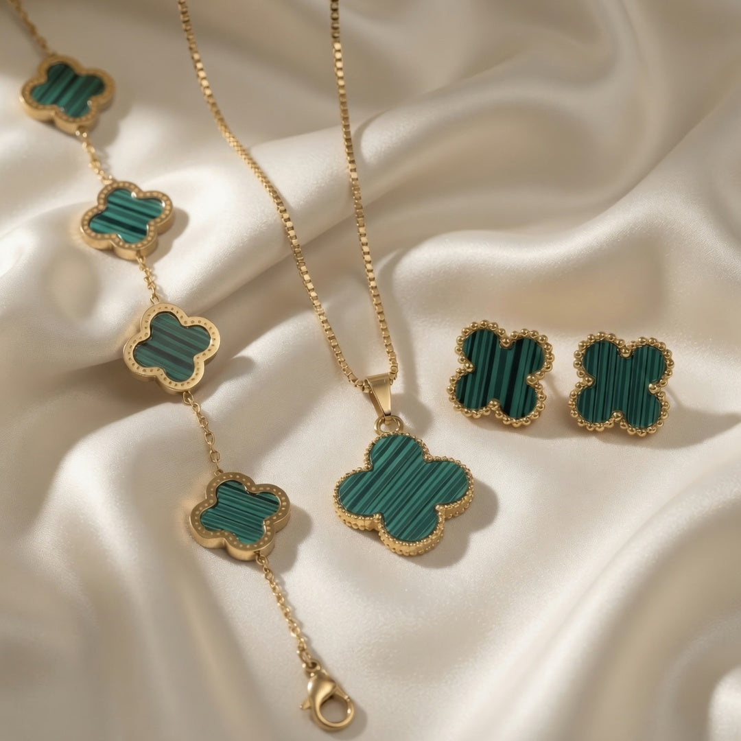 Combo Elegance Verde Trébol Mujer